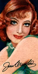 Joan Crawford, 1905-1977, držitelka Oscara, americká herečka, 20. století