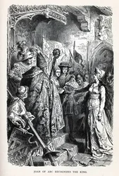 Johanka z Arku uznává krále, 1882