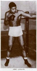 Joe Louis , americký boxer, 1938