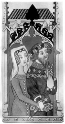 Johannes Gyniford a jeho manželka, konec 14. století, 1910