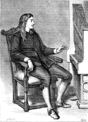 John Milton 1608-1674, anglický básník, 1870