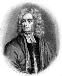 Jonathan Swift , anglo-irský satirik, básník a duchovní