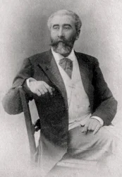 Jose-Maria de Heredia, kubánský narozený francouzský básník, 1902
