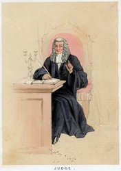 Soudce, 1855