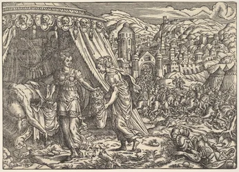 Judith a Holofernes z Biblie, Frankfurt, 1564.