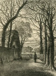 Keats Seat, Old Well Walk, c1818, c1876.
