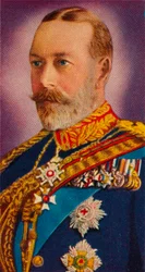 Král Jiří V. v uniformě vrchního plukovníka Royal Horse Guards Blues, 1935