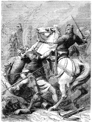 Král Štěpán zajat, 1141