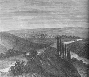 King Williams Town, poblíž akvaduktu, c1880