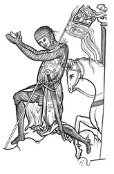 Rytíř v brnění, konec 13. století, 1892