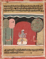 Krishnas Insomnia, Stránka z Rasikapriya, 1634.