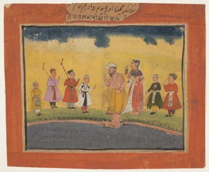 Krišnovi rodiče ho hledají, ca. 1615.
