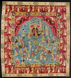 Čalounění - tzv Perský gobelín (safavid aplikovaný na tapisérii)