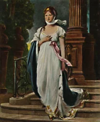 Královna Louise 1776-1810. - Obraz Gustao Richter, 1934.