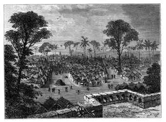 Kumasi, Ashanti, Zlaté pobřeží, Západní Afrika, c1890