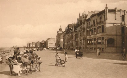 La Digue, Promenáda, c1900.