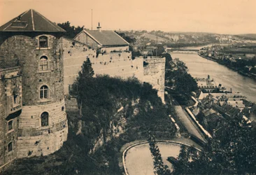 La Tour de la Citadelle a Panorama de la Meuse, c1900