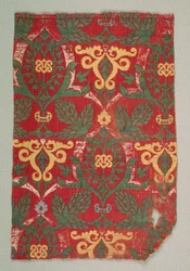 Lampy se zakřivenými révovými a palmetovými listy, 1400s.