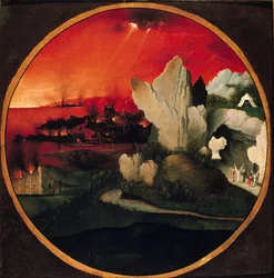 Krajina se zničením Sodomy a Gomory, 1520