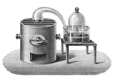 Lavoisiersův výzkum existence kyslíku ve vzduchu, konec 18. století, 1894