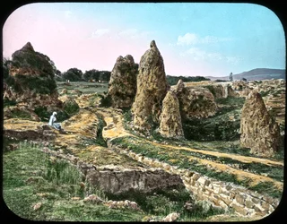 Arabská svatba, Hammam Meskoutine, Alžírsko, c19. století