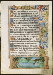 List z knihy hodin: Ape Fishing, c. 1500-1510.