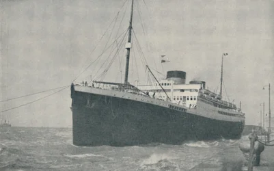 Odchod z přistávací plochy v Liverpoolu, 1936