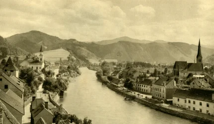Leoben, Štýrsko, Rakousko, c1935.