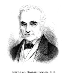 Podplukovník George Gawler, 1886