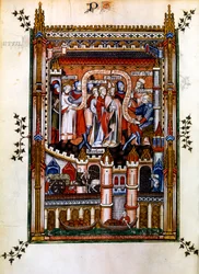 Lisbius se prohlašuje za Kristova učedníka, 1317