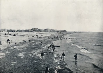 Littlehampton - Pádlování na nízké vodě, 1895