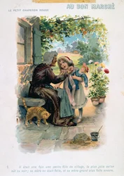 Červená karkulka, 19. století