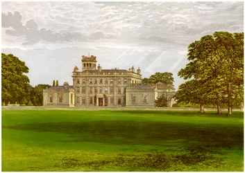Locko Park, Derbyshire, domov rodiny Drury-Lowe, c1880