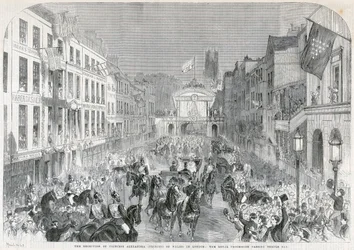 Londýnské přivítání princezny Alexandry, 1863