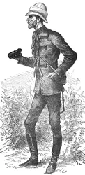 Lord Chelmsford, portrét důstojníka vyrobený krátce před bitvou u Ulundi, c1880