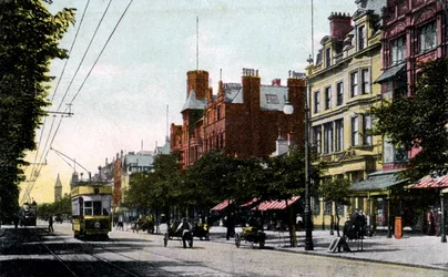 Lord Street, Southport, Lancashire, počátek 20. století
