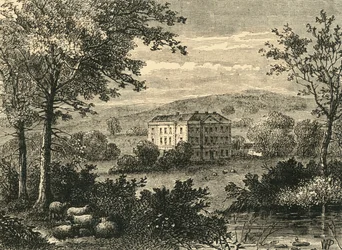 Lord Thurlows House, Knights Hill, c1878.