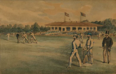 Kriketové hřiště Lords, 19. století.
