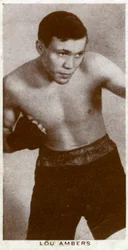 Lou Ambers , americký boxer, 1938
