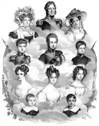 Louis-Philippe, král Francie, a jeho rodina, 19. století