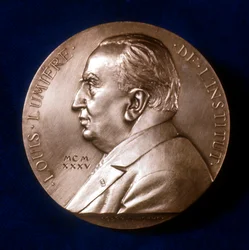 Louis Jean Lumiere 1864-1948, průkopník kinematografie, c1935