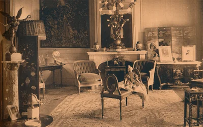 Místnost Ludvíka XVI. na kubánském velvyslanectví v Bruselu, Belgie, 1927.