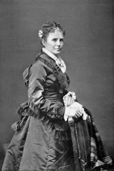 Lucretia Garfield, manželka amerického prezidenta Jamese A Garfielda, konec 19. století, 1908