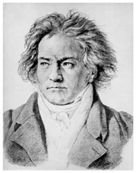 Ludwig von Beethoven, německý skladatel, c1818-1822 1956