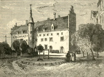 Lutherův dům, Wittenberg, 1890.