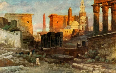 Luxor. Chrámy, 1918-1939.