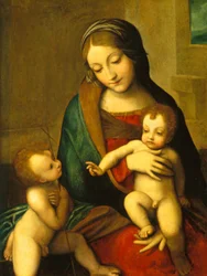 Madona s dítětem se svatým Janem, c. 1510.