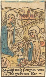 Madonna a svatá Bridget, c. 14801500.