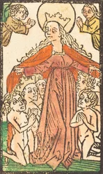 Madonna jako ochránkyně, c. 14701480.