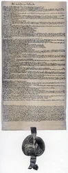 Magna Carta, anglická charta původně vydaná v roce 1215